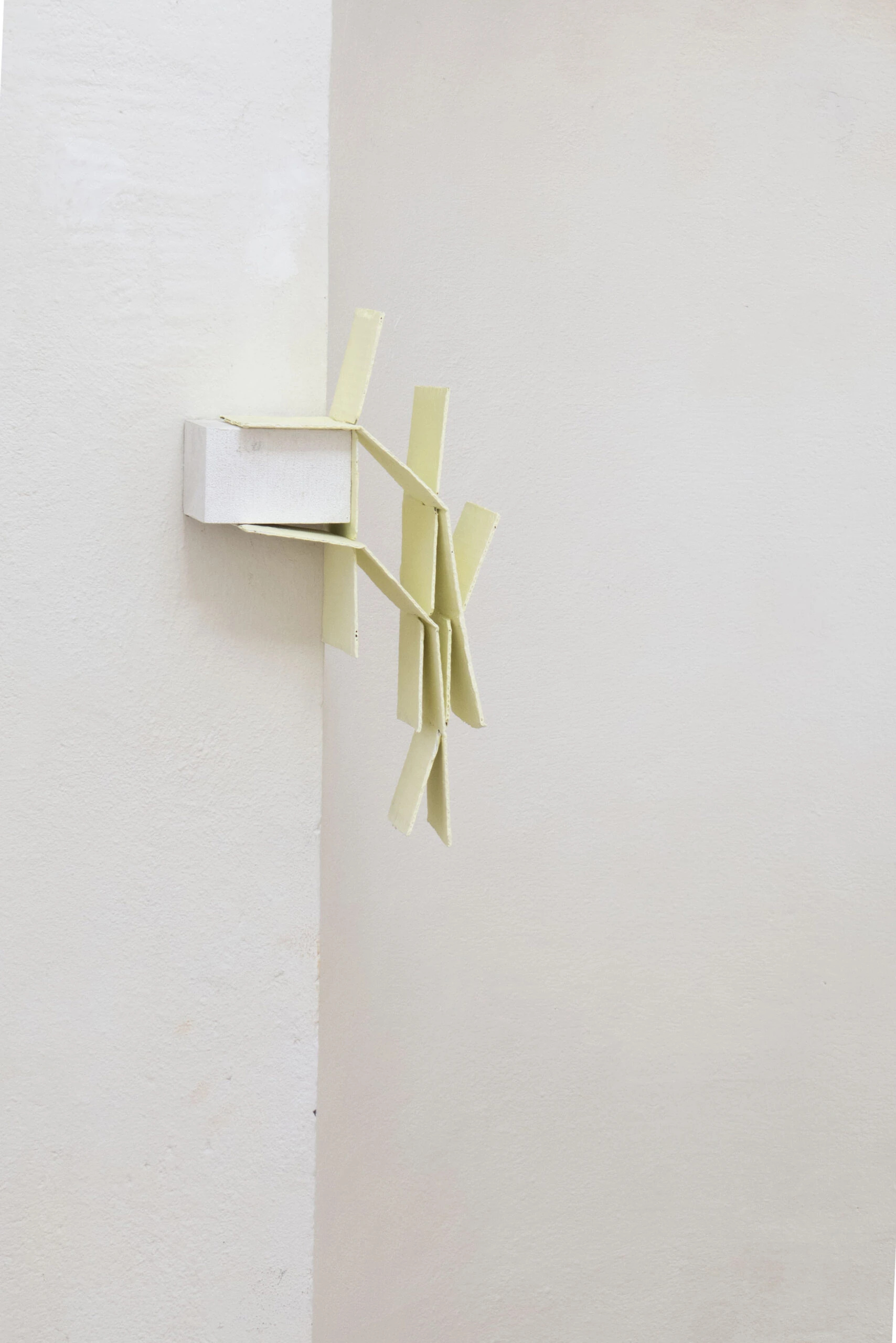 Untitled, 2018 Cardboard and wood painted 29,5x25x8cm